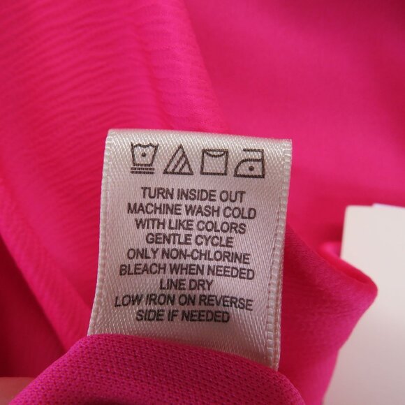 Allison Kelly Dress Sz Large Hot Pink Mini Adjustable Straps Sweetheart Neckline - Picture 8 of 13